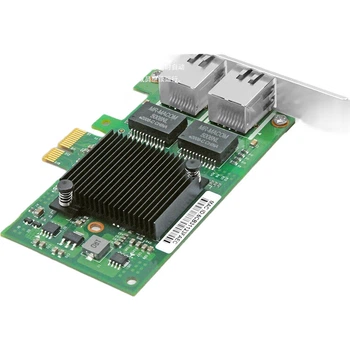 Сетевая карта LR-LINK Lianrui LREC9222HT PCIEx1 Gigabit Dual-Port Server I350-T2, подходит для серверов, промышленных камер и GigE.