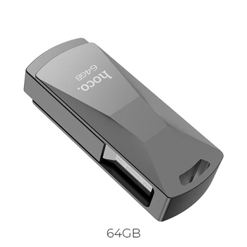 Флеш-накопичувач USB HOCO UD5 Wisdom high-speed USB 3.0 64Gb black