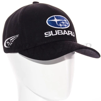 Бейсболка автомобильная кепка с регулировкой из плотного коттона Subaru Bth20677 L / 57-58 Черный
