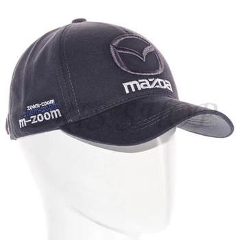 Бейсболка автомобильная кепка с регулировкой из плотного коттона Mazda Bth20683 L / 57-58 Темно-серый