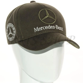 Кепка автомобильная бейсболка с регулировкой из плотного коттона Mercedes-Benz Bth20792 L / 57-58 Хаки