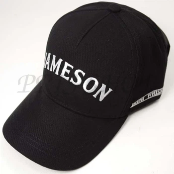 Кепка брендова Jameson вишивка з регулюванням бейсболка універсальна котонова Jemeson Bth24807 L / 57-58 Чорний-білий