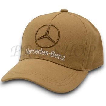 Кепка автомобильная бейсболка с регулировкой из плотного коттона Mercedes-Benz Bth20792 L / 57-58 Темно-бежевый