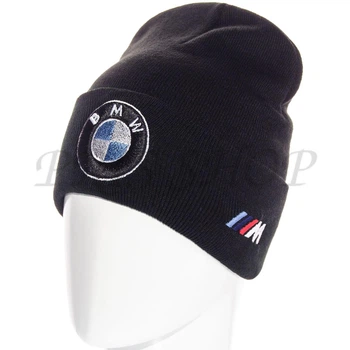 Шапка с вышивкой автомобильная BMW L20085 Универсальный Черный
