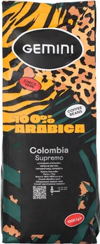Кава в зернах Gemini Colombia Supremo 1 кг (4820156433899)