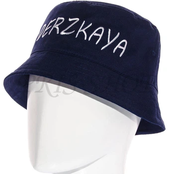 Панама брендовая летняя из хлопка панамка котоновая универсальная Derzkaya Pkh21905 L / 57-58 Темно-синий
