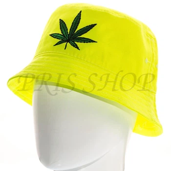 Панама брендовая летняя из хлопка панамка котоновая универсальная Cannabis Pkh21939 L / 57-58 Лимонный