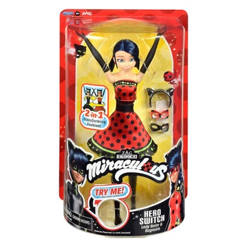 Интерактивная кукла "Леди Баг и Супер-Кот" Miraculous 50414 дизайнерское перевоплощение