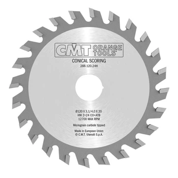 Пила підрізна однокорпусна CMT 120x20x24z K3.4-4.2/2.5 (288.120.24H1)