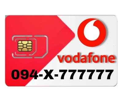 Золотой мобильный номер Vodafone 094-X-777777