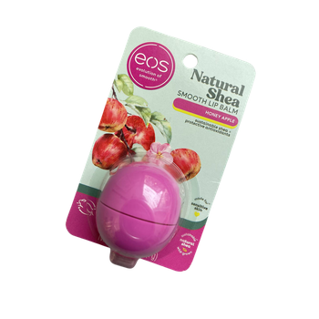 Зволожуючий бальзам для губ EOS Natural Shea Smooth з ароматом яблука та меду і натуральним воском 7 г