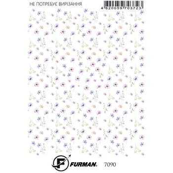 Слайдер дизайн для ногтей Furman 3551 (Арт 679)