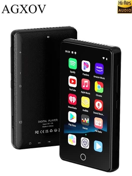 MP3/MP4 плеєр AGXOV Р20/М29, Bluetooth, WiFi, динамік, ОС Android, Spotify Kids, Audible, Amazon Music, Play Store + навушники, захисне скло