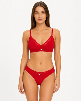 Білизняний топ Primark червоний SVKSC606 M