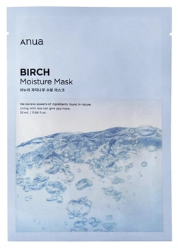 Тканевая маска с березовым соком Anua Birch Moisture Sheet Mask 25 мл
