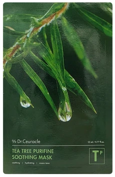 Успокаивающая маска с чайным деревом Dr.Ceuracle Tea Tree Purifine Soothing Mask 23 мл