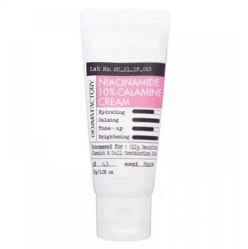 Крем с ниацинамидом и каламином Derma Factory Niacinamide 10% Calamine Cream 30 г