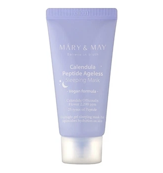 Ночная anti–age маска с календулой и пептидами Mary&May Calendula Peptide Ageless Sleeping Mask 30 г