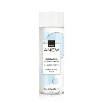 Зволожувальна міцелярна вода Avon Anew з гіалуроновою кислотою та вітаміном B3 Hidrating Micellar Water Hialuronic Acid 200 мл