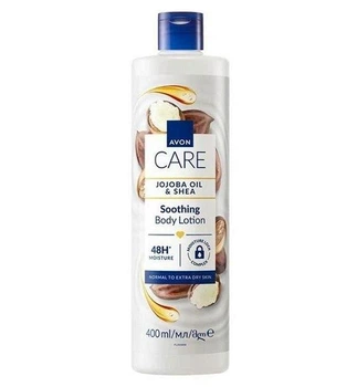 Лосьйон для тіла Avon Care Jojoba Oil & Shea Soothing Body Lotion 48H Moisture з з оліями жожоба і ши 400 мл