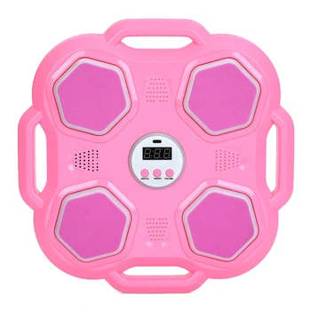 Настінний боксерський тренажер-мішень Bambi MS 4651(Pink) 2 боксерські рукавички