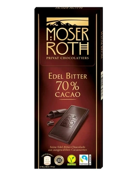 Шоколад Moser Roth 70% черный 125 г