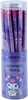Набір олівців графітних Kite Kuromi з гумкою в тубі 36 шт (HK24-056)