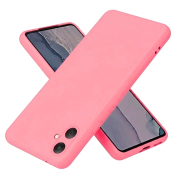 Чохол Fiji Full Soft Premium для Samsung Galaxy A07 (A075) протиударний бампер з мікрофіброю Pink