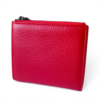 Женский кошелёк портмоне из натуральной пористой кожи красное Tailian 06-239B-01_Red