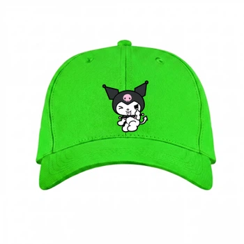 Кепка Kuromi hello kitty Салатовий