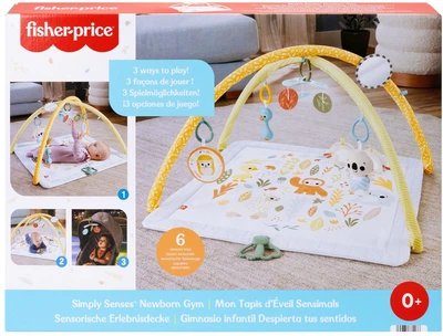 Килимок розвиваючий Fisher-Price: Simple Senses - Newborn Gym (JMN74) (194735382286)