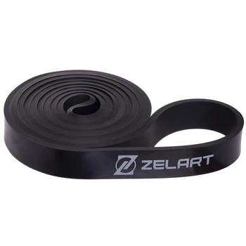 Резина петля для подтягиваний и тренировок лента силовая Zelart POWER LOOP FI-2606-2 Черный