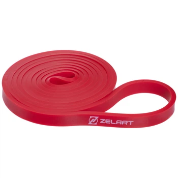 Резина петля для подтягиваний и тренировок лента силовая Zelart POWER LOOP FI-2606-1 Красный
