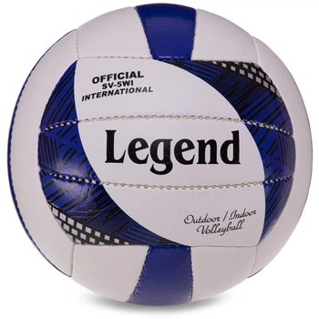 Мяч волейбольный LEGEND VB-3126 №5 PU белый-синий