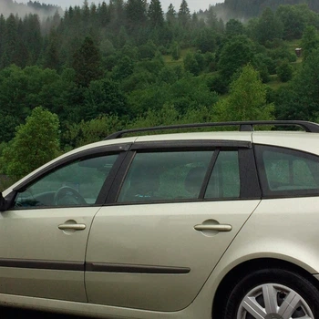 Дефлекторы окон VL-Tuning на Renault Laguna II 2001-2007 Grandtour (накладные)