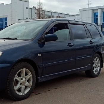 Дефлекторы окон VL-Tuning на Mitsubishi Lancer IX 2003-2009 универсал (накладные)