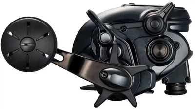 Катушка Shimano Plays 4000 электрическая морская для катера с счетчиком глубины Hagane Body