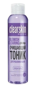 Очищувальний тонік Avon Cleraskin з екстрактом пшениці та алое вера "Для проблемної шкіри", 100 мл