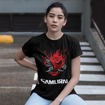 Футболка LOYS Cyberpunk 2077 (Samurai) чорний S