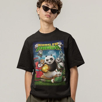 Футболка LOYS унисекс Kung Fu Panda (Part 3 Poster Energy) черный XS