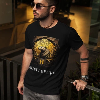 Футболка LOYS унисекс Harry Potter (Hufflepuff) черный M