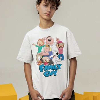 Футболка LOYS унисекс Family Guy (Dancing Family wht) белый XXL
