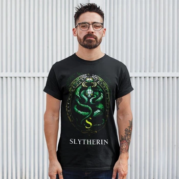Футболка LOYS унисекс Harry Potter (Slytherin) черный XL