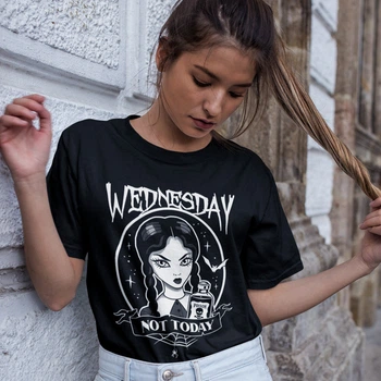 Футболка LOYS Wednesday (Not Today) чорний S
