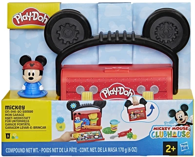 Набор массы для лепки Hasbro Play-Doh Disney Jr: Mickey Mouse Clubhouse - On-The-Go Garage Playset (G3109) (5010996354983)