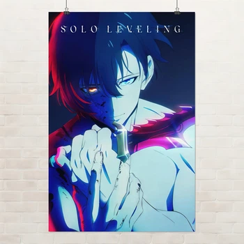 Постер Поднятие уровня в одиночку, Solo Leveling, anime, аниме, A3 42×28 см (id6927)