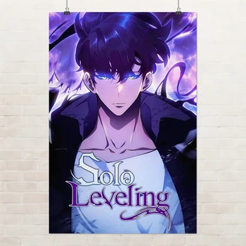 Постер Поднятие уровня в одиночку, Solo Leveling, anime, аниме, A3 42×28 см (id6925)