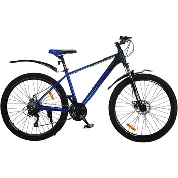 Велосипед SPARK LINE (колеса – 27,5", алюминиевая рама – 17") черный с синим