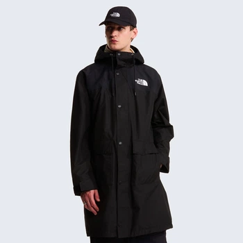 Чоловіча довга куртка плащ дощовик The North Face Reign On Dryvent Parka Jacket Black NF0A8G0UJK3 чорна парка - XL
