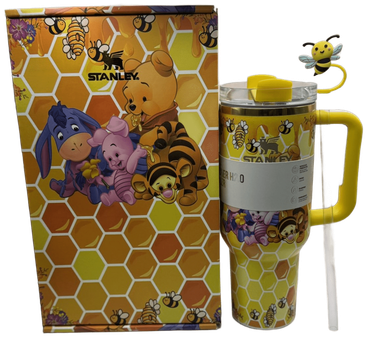 Термос термокружка Stanley Quencher H2.0 Tumbler из нержавеющей стали 1,18 л Honey Bee Edition KT7001979